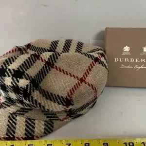 Burberry | Accessories | Authentic Burberry Plaid News Boy 